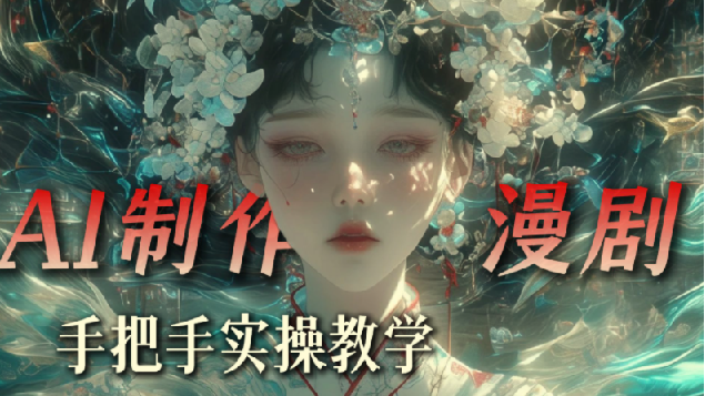 抖音80W粉丝博主，付费AI漫剧教学课程 