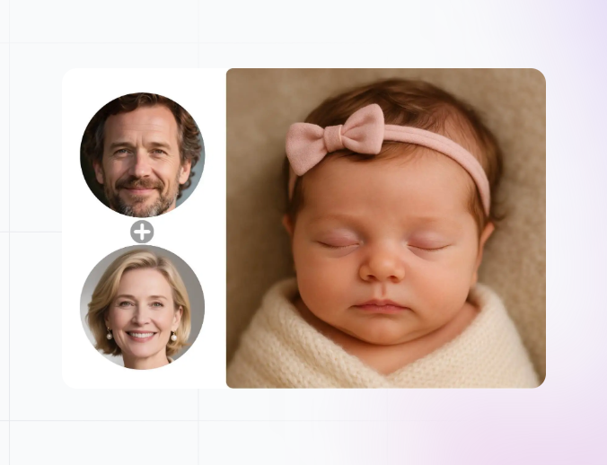 AI宝宝生成器 免费预测未来宝宝模样，简单易用-AI Baby Generator