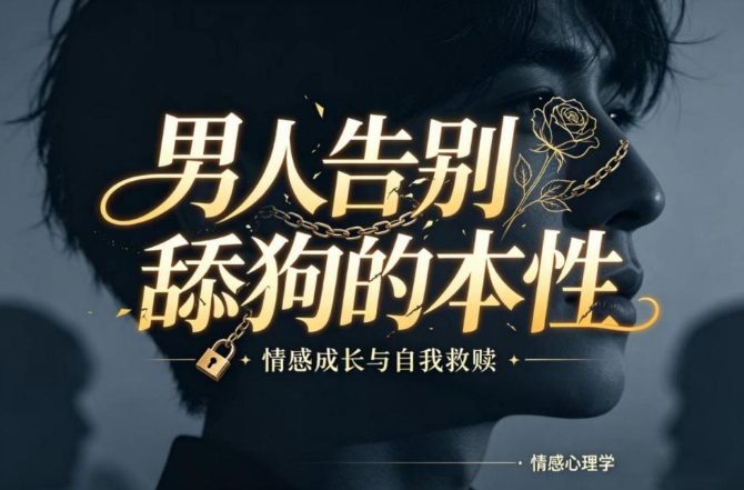 《男人告别舔狗的本性》《恋爱中的推拉技巧》