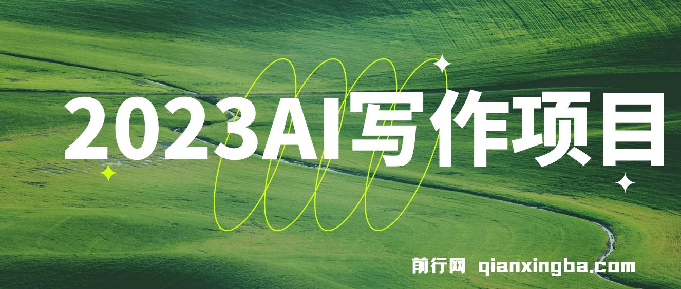 AI写作项目，利用ai每月多赚数千元（9节课）