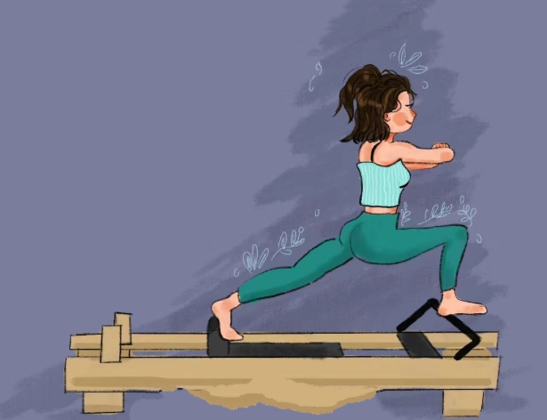 欧阳春晓：6周维密薄肌线条弹力带普拉提