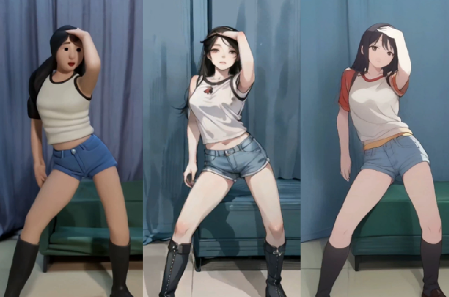 AI发光短裙舞蹈视频制作教程，小白也能快速上手