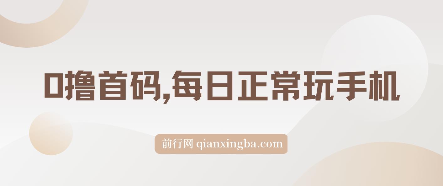 0撸项目，每日正常玩手机，日收500+，小白也能轻松上手 图片