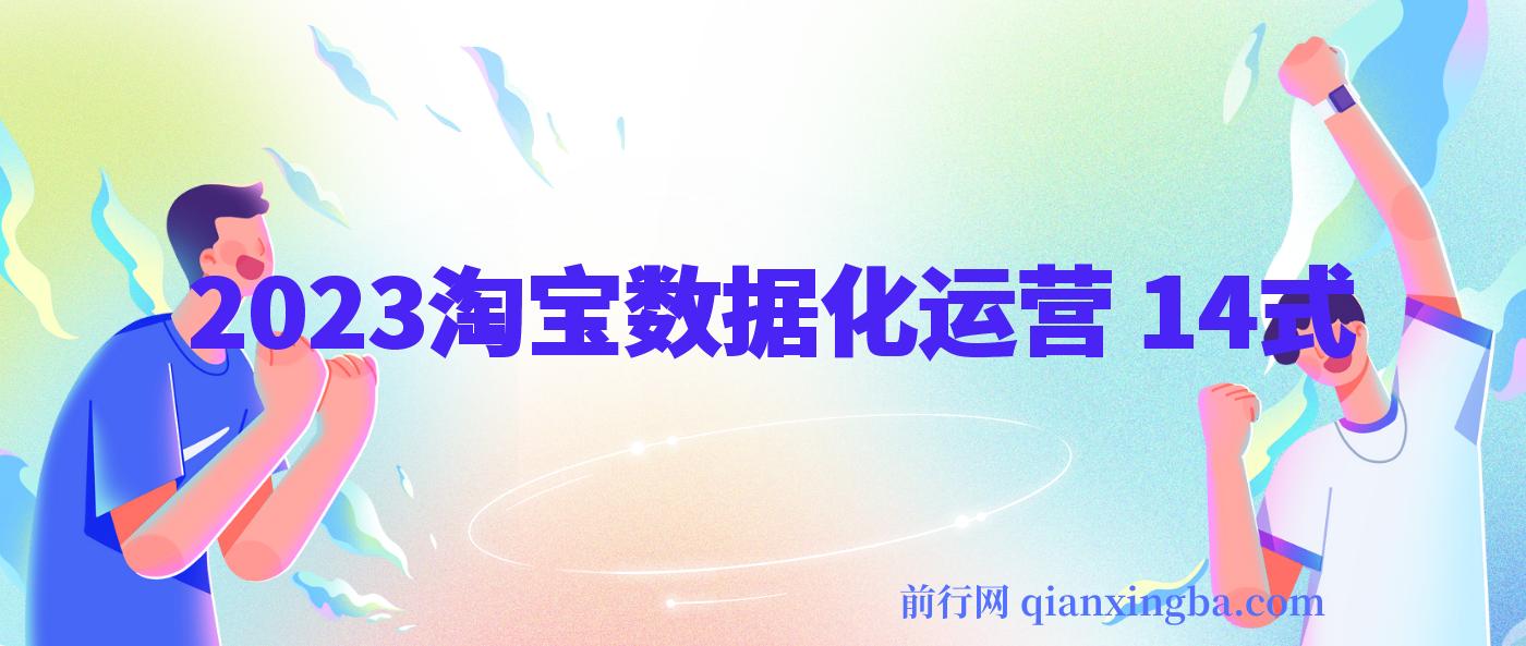 2023淘宝数据化运营 14式 图片